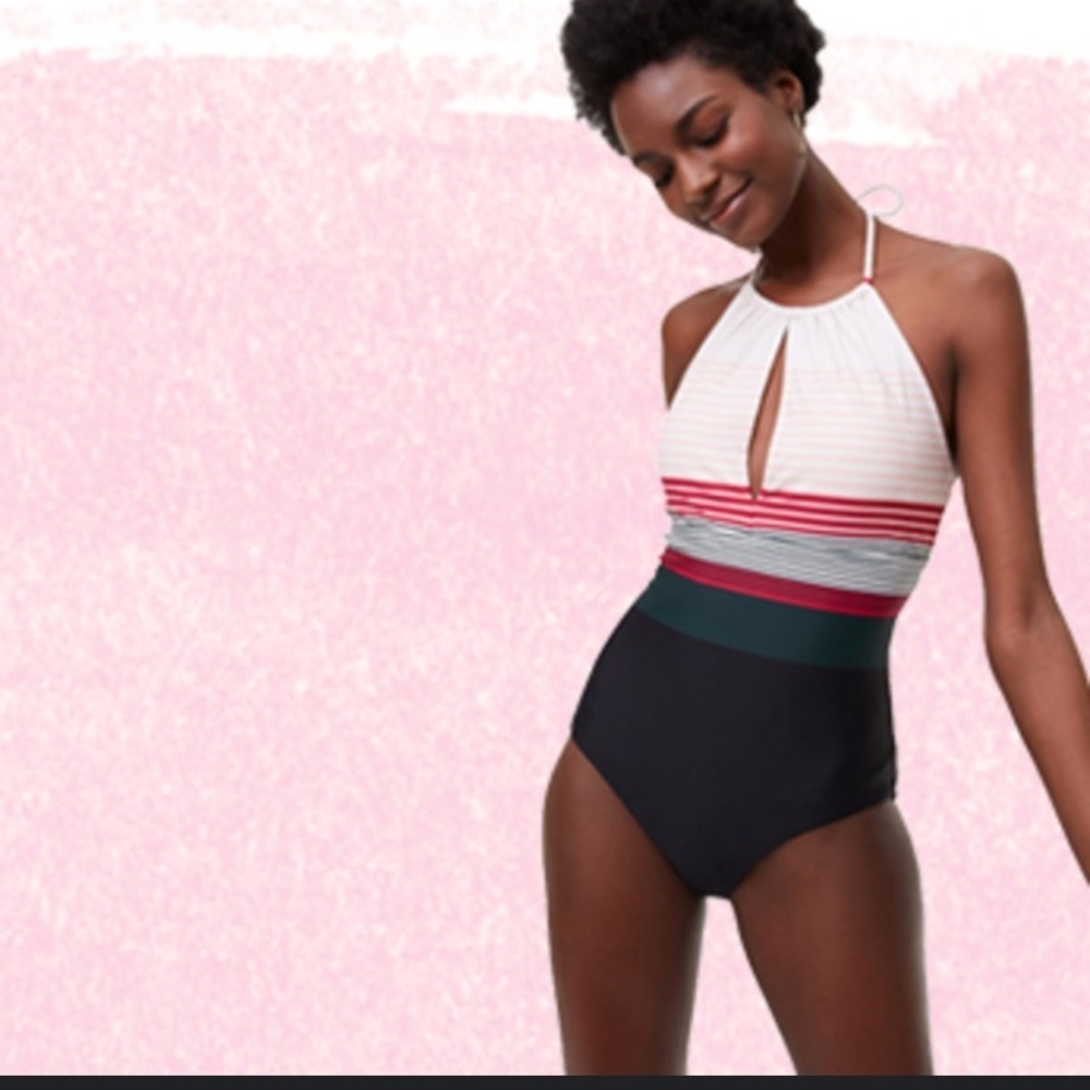 Loft Beach One Piece Swimsuit NEW Sz 0
